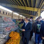 بازدید رئیس سازمان جهاد کشاورزی از میدان میوه و تره بار یاسوج