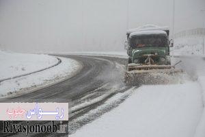 بارش برف در یاسوج
